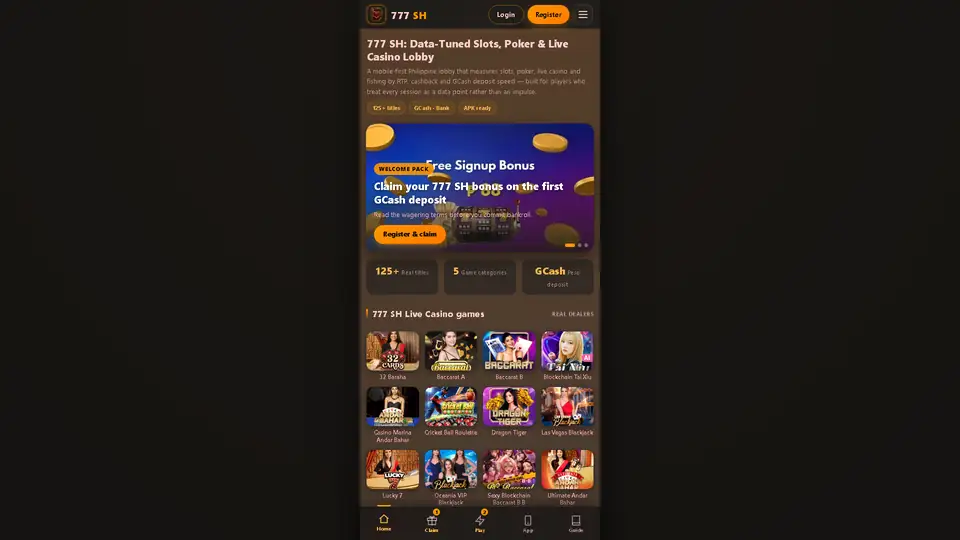 777 SH homepage preview