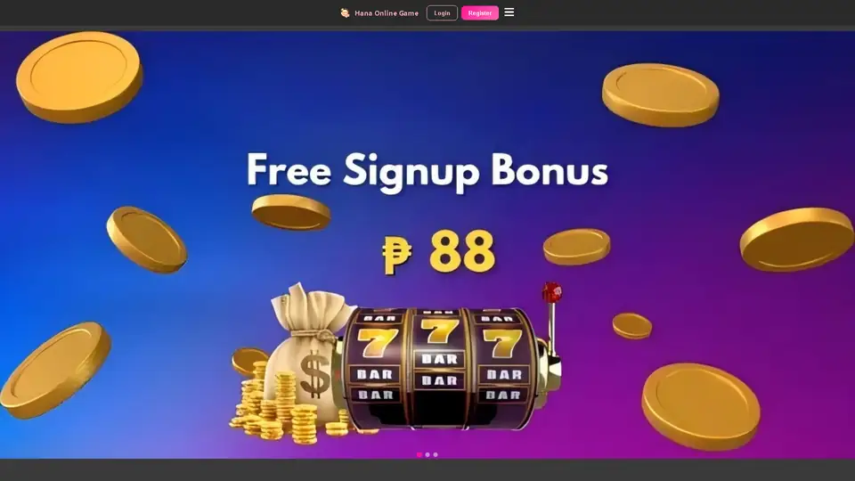 hana online game homepage snapshot