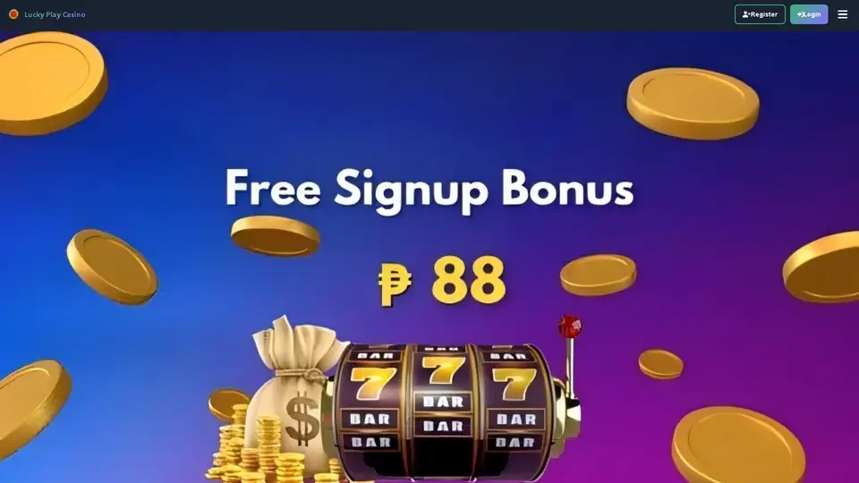 Lucky Play Casino homepage preview