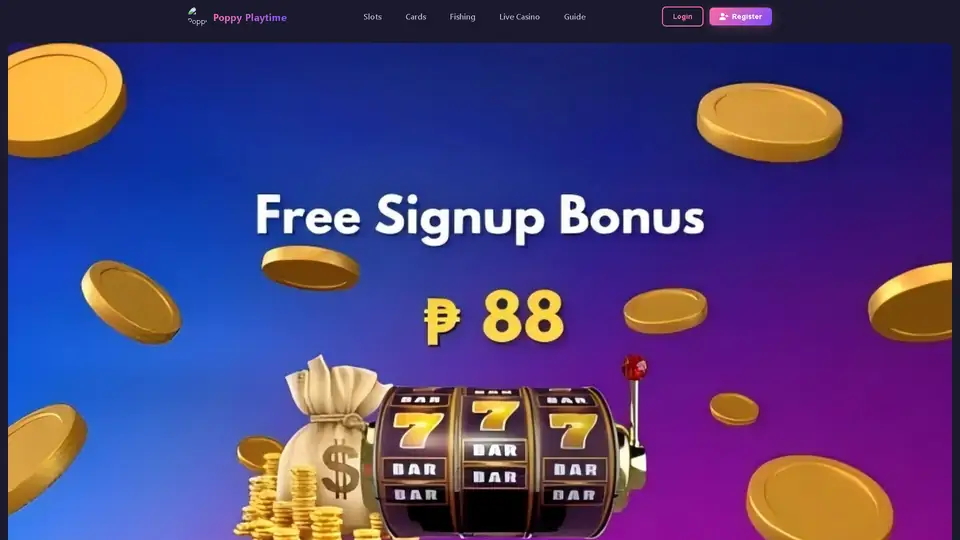 Poppy Playtime homepage snapshot
